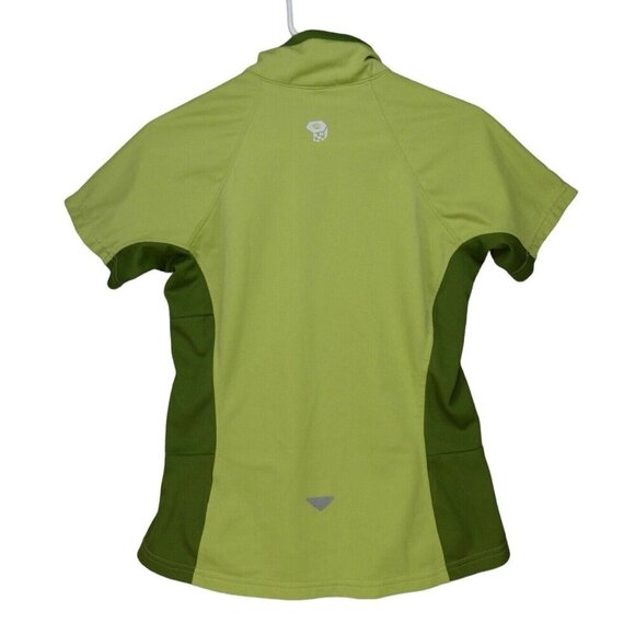 Mountain Hardwear‎ Cycling Shirt Women Small Short Sleeve Two Tone Green Outdoor - Picture 2 of 11